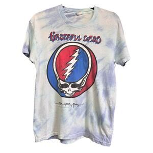 Very Vintage 1976 Grateful Dead Steal Your Face T-shirt Tie Dye Made in USA LG